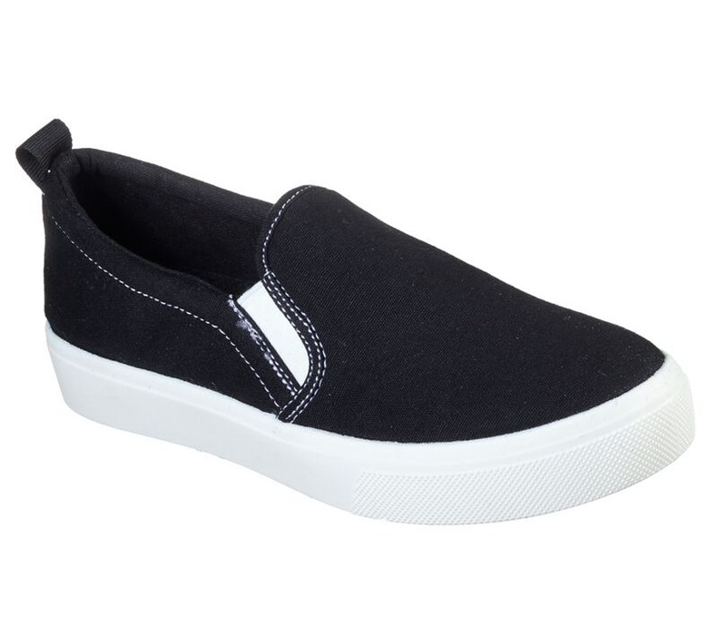 Skechers Poppy - Everyday Daisy - Womens Slip On Shoes Black [AU-TQ0606]